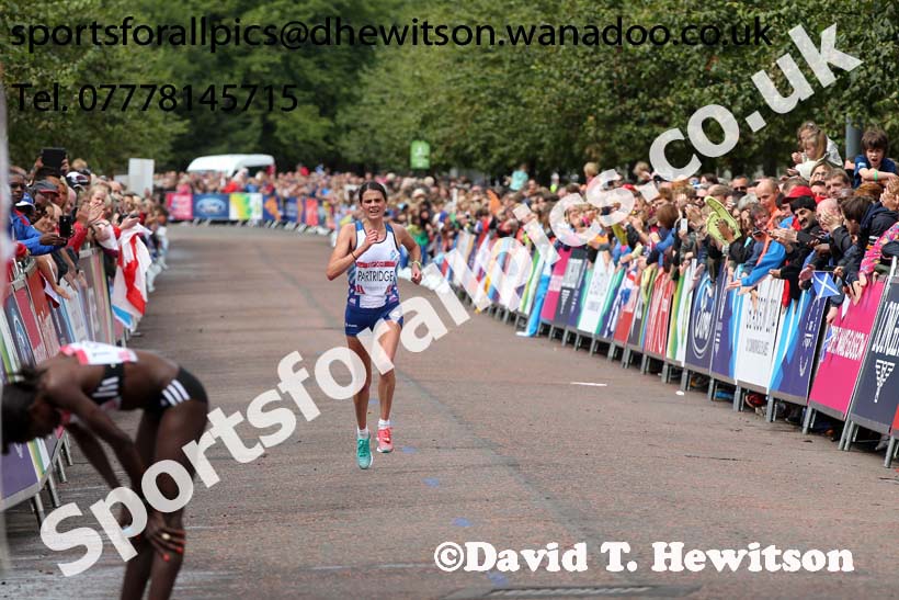 Susan Partridge (Scotland) in the womens Commonwealth Games Marathon, Glasgow. Photo: David T. Hewitson/Sports for All Pics
